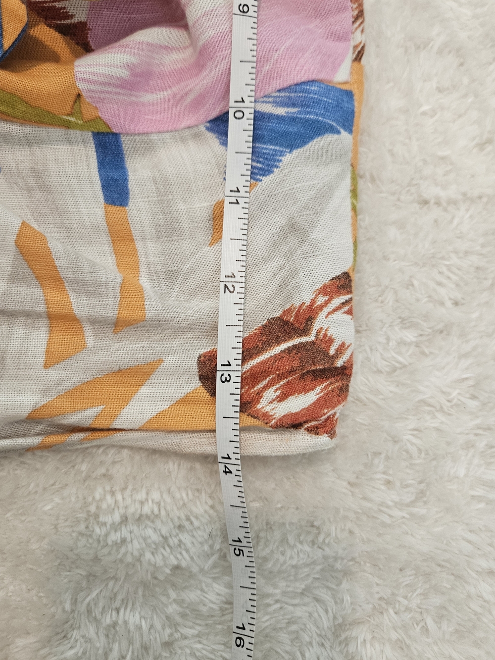 ZARA Colorful Floral Ruffle Crop Top Size S Bohemian Vacation Summer Feminine - Picture 7 of 7